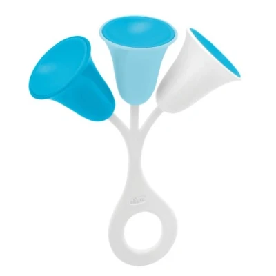 Afbeelding van Chicco Tulpen Rammelaar Blauw