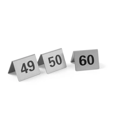 Afbeelding van Hendi Tafelstandaard Nummers 49 60 = RVS 55x52x35 Mm 663882