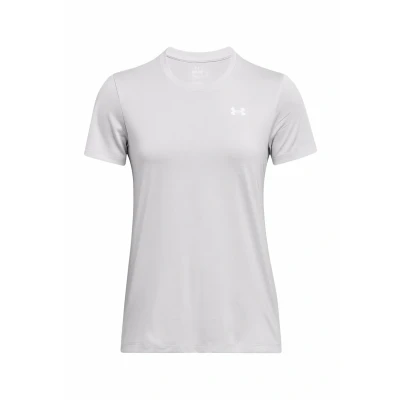 Afbeelding van Under Armour TECH SSC Twist Sport Tshirt Halo gray, Dames, Maat: Large, gray