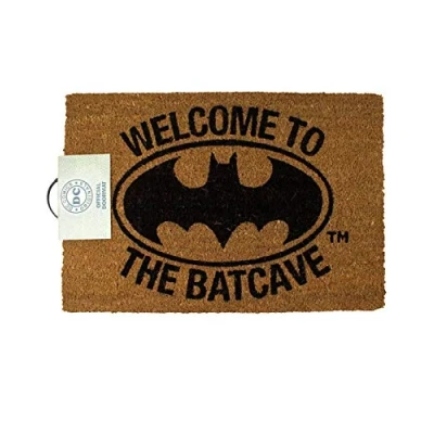 Afbeelding van DC Comics Batman deurmat Welkom in Batcave decoratie, Eén maat