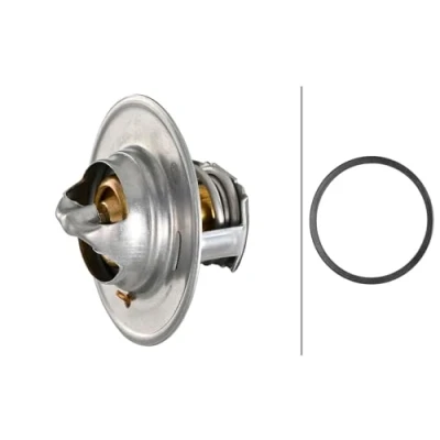 Afbeelding van HELLA 8MT 354 778 361 Thermostaat, koelvloeistof 82 Met pakkingen
