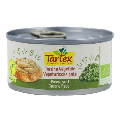 Afbeelding van Tartex Paté Groene Peper Bio 125 gr