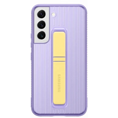 Afbeelding van Samsung PC Clear Protective Standing Back Cover Paars Galaxy S22+
