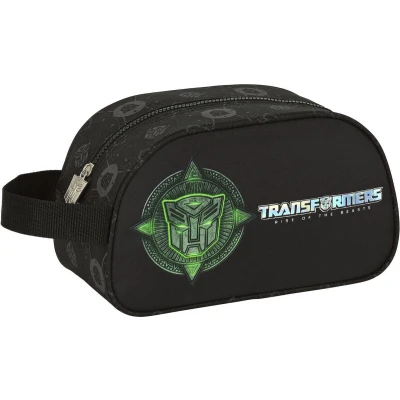 Afbeelding van Toilettas voor Kinderen Transformers Zwart 26 x 15 12 cm