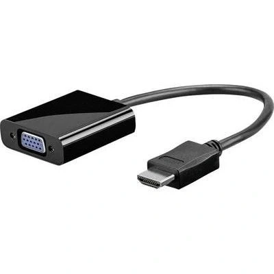 Image de Adaptateur hdmi, vga goobay 68793 [1x connecteur hdmi mâle &gt; 1x femelle, jack femelle 3.5 mm] 0.20 m noi