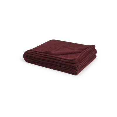 Afbeelding van Yumeko sprei mousseline katoen arch bordeaux 260x240