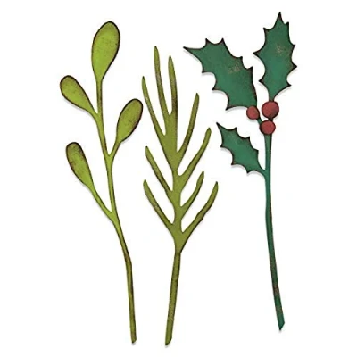 Afbeelding van Sizzix Bigz L Snijmal Festive Stems