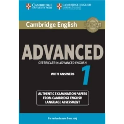 Image de CAMBRIDGE ENGLISH ADVANCED 1 PRACTICE TESTS