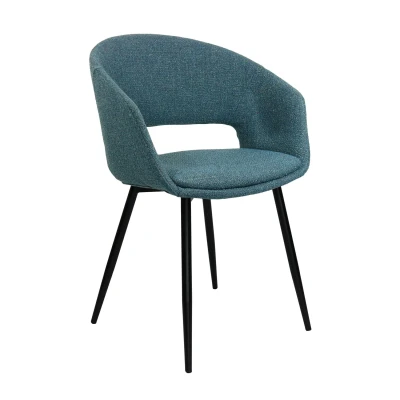Afbeelding van Set van 4 Kick stoel Dean Blauw