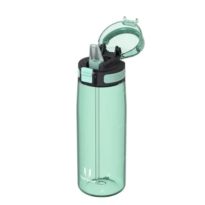 Image de Super Sparrow Gourde avec Paille 750ml TouchSip Bouteille d&#039;eau Tritan Sans BPA Idéale pour le Sport, l’École et les Activités en Plein Air