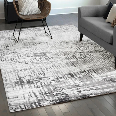 Afbeelding van Fashion Relax Molde Laagpolig Vloerkleed Modern Luxe Lichtgrijs Rechthoek Polypropyleen 120x160 cm
