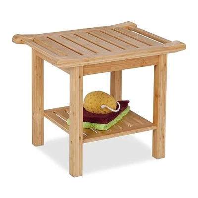 Afbeelding van Relaxdays, Badkuipstoelen + douchekrukjes, Badkamerkrukje