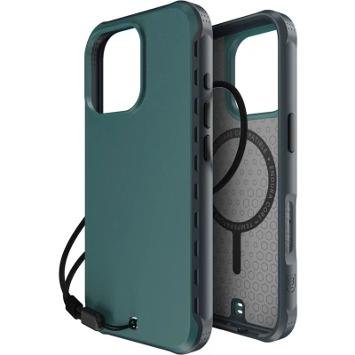 Afbeelding van BodyGuardz Hoesje Geschikt voor iPhone 16 Pro Paradigm Case turquoise