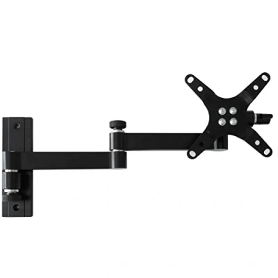 Afbeelding van Drall L52B Universele wandhouder voor LCD tv met 10 inch tot 31 (25,4 cm), 180 graden kantelbaar, camping, caravan, VESA 75 100, zwart