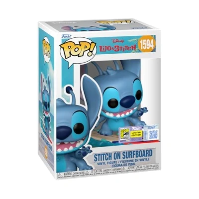 Image de Funko Pop! Vinyl : Lilo &amp; Stitch Surf Exclusive Amazon Figurine en vinyle de collection Idée cadeau Produit officiel Jouets pour enfants et adultes Movies Fans