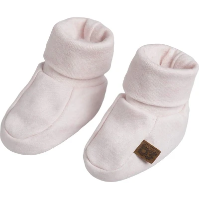 Afbeelding van Baby&#039;s Only Slofjes Melange Stonegreen 0 3 mnd 100% ecologisch katoen GOTS