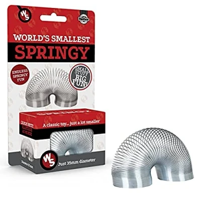Afbeelding van Funtime Gifts World&#039;s Smallest Springy metalen veer, 10640, zilver, Eén maat