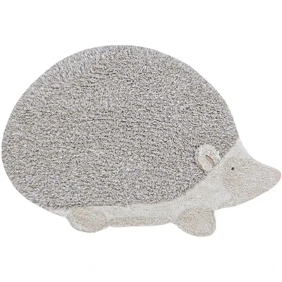Afbeelding van Lorena Canals Wasbaar katoen vloerkleed Animals Hedgehog 90x130cm