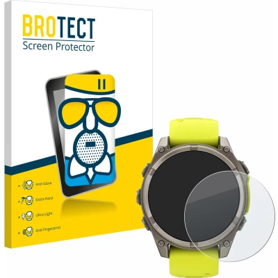 Afbeelding van BROTECT Screenprotector voor Garmin Fenix 8 Solar (47 mm) Folie Beschermfolie Beschermglas matte