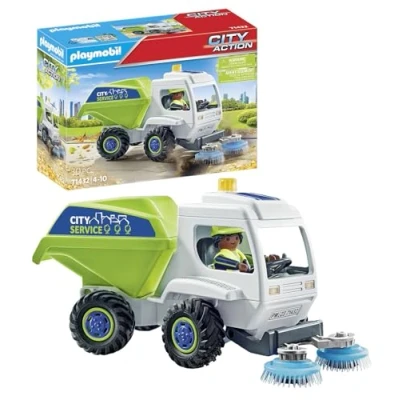 Afbeelding van Playmobil City Action Veegmachine 71432