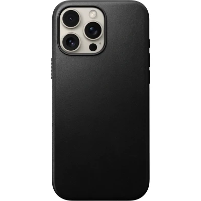 Afbeelding van Nomad Modern Leren Case iPhone 16 Pro Max Zwart NM01693185