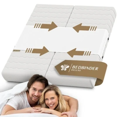 Afbeelding van Bedbinder DeLuxe Matraswig Voorkom schuivende Matrassen op uw Boxspring Bed Houdt Matras en Topper Stevig samen