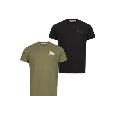 Afbeelding van Lonsdale Heren T shirt, regular fit dubbelpak BLAIRMORE