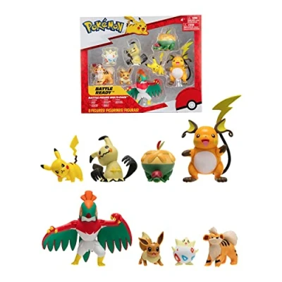 Image de Pack 8 Figurines Pokémon Battle