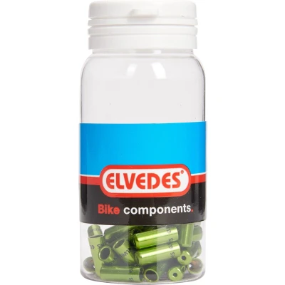 Afbeelding van Elvedes Kabelhoedje 4,2mm seal groen (50x) alum. ELV2012011