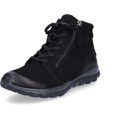 Afbeelding van Gabor Comfort Sneakers laag, Dames, Maat: 43, Schwarz Nubukleer