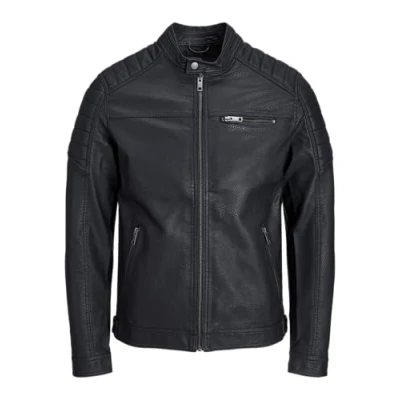 Afbeelding van JACK &amp; JONES Herenjack van kunstleer