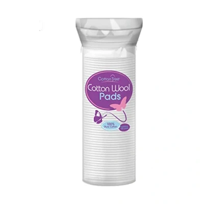 Afbeelding van Cotton Tree Set van 80 ronde tampons 100% puur katoen