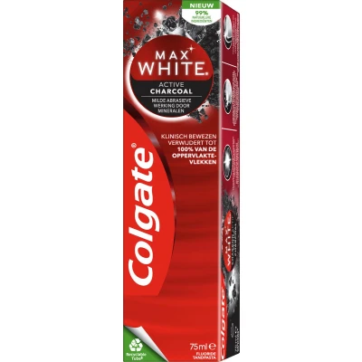 Afbeelding van Colgate Max White Tandpasta Charcoal 75 ml