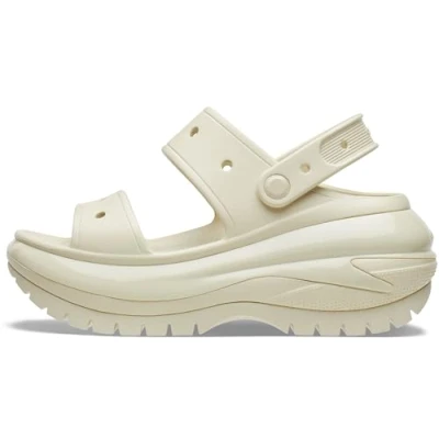 Afbeelding van Crocs Classic Crush Clog, Vrouwen, Beige, Slippers, maat: 39/40