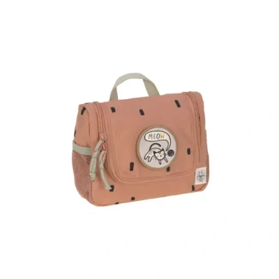 Afbeelding van LÄSSIG Toilettas om op te hangen, voor kinderen, 20 cm, mini toilettas, Happy Prints Caramel, kinderen