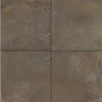 Afbeelding van Keramische tuintegel Copper Brown 60x60x3cm