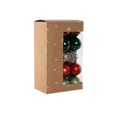 Afbeelding van Kerstballen Home ESPRIT Multicolour PVC 18 x 12 30 cm (30 Onderdelen)