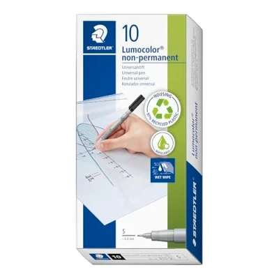 Image de Staedtler Lumocolor Non Permanent S 0.4 Zwart