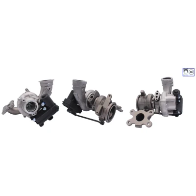 Afbeelding van TURBOS EUROPE TE4918001620 Turbocharger Uitlaatgasturbo, Elektrisch geregeld stelelement (schakelaar) Watergekoeld Met pakkingen VOLKSWAGEN: Golf 7