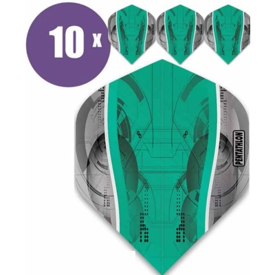 Afbeelding van ABC Darts Dart Flights Pentathlon Science Jade 10 sets (30 stuks)