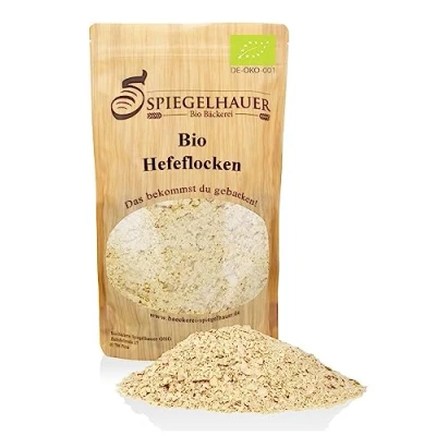 Image de Bäckerei Spiegelhauer flocons de levure bio, 400 g, sans gluten, végétaliens, épicés et fromages, nutritionnelle biologiques, gluten bio