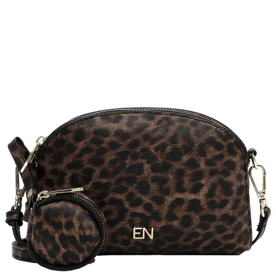Afbeelding van Emily &amp; Noah Schoudertas Brown black, Dames, Maat: One Size, black