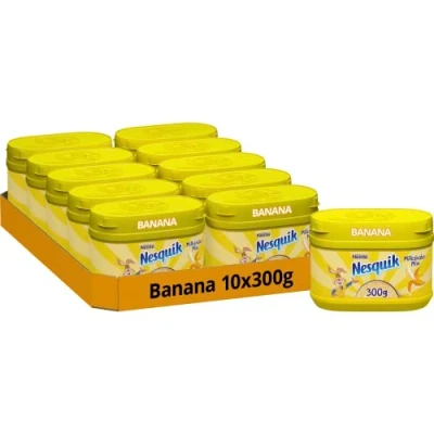 Afbeelding van Nesquik Banaan Milkshake Mix 1 x 300Gr