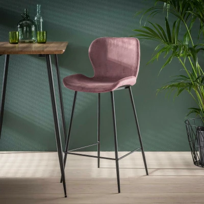 Afbeelding van Verona barstoel 67cm roze