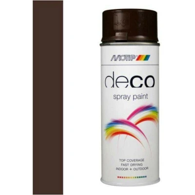 Image de Motip Deco Laque En Spray Brillant 0,4l Brun Chocolat