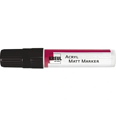 Afbeelding van KREUL marker 46219 acryl mat met beitelpunt, XXL, 15 mm, zwart