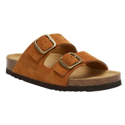 Afbeelding van Scholl Josephine Suede Cognac Sandalen Dames