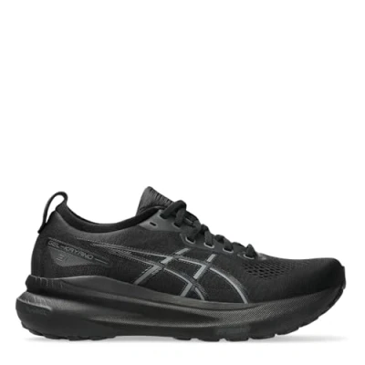 Afbeelding van Asics Gelkayano 31 Stabiliteit hardloopschoenen, Dames, Maat: 40.5, Black Textiel/ synthetisch