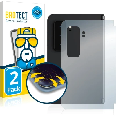 Afbeelding van BROTECT Screenprotector voor Microsoft Surface Duo 2 (Achterkant) Folie Beschermfolie transparant volledig dekking (2 Stuks)