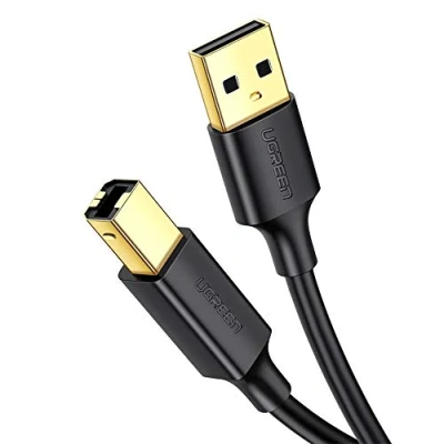 Afbeelding van 2 Meter USB 2.0 AM to BM print cable gold plated